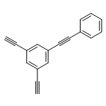 Benzene, 1,3-diethynyl-5-(2-phenylethynyl)- 