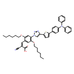 2-Propenoic acid, 2-cyano-3-[4-[4-[5-[4-(diphenylamino)phenyl]-2-thienyl]-1H-1,2,3-triazol-1-yl]-2,5-bis(hexyloxy)phenyl]- 