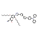 2-Propenoic acid, 2-cyano-3-[4-[4-[5'-[4-(diphenylamino)phenyl][2,2'-bithiophen]-5-yl]-1H-1,2,3-triazol-1-yl]-2,5-bis(hexyloxy)phenyl]- 