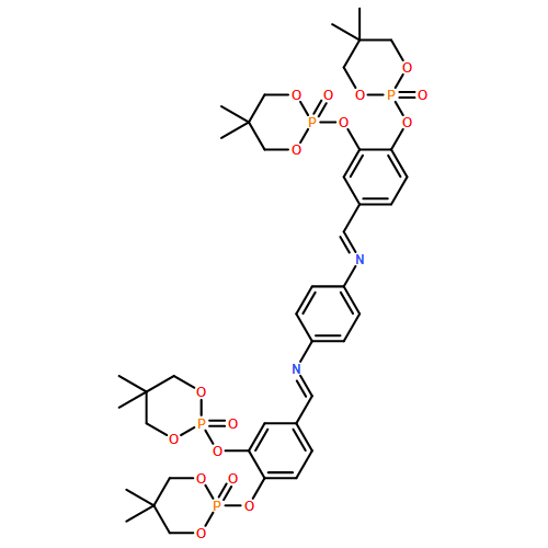 1,4-Benzenediamine, N1,N4-bis[[3,4-bis[(5,5-dimethyl-2-oxido-1,3,2-dioxaphosphorinan-2-yl)oxy]phenyl]methylene]- 