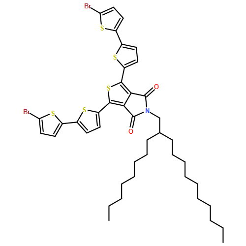 4H-Thieno[3,4-c]pyrrole-4,6(5H)-dione, 1,3-bis(5'-bromo[2,2'-bithiophen]-5-yl)-5-(2-octyldodecyl)- 