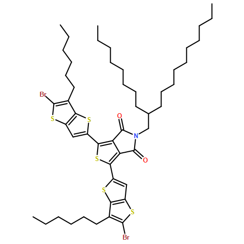 4H-Thieno[3,4-c]pyrrole-4,6(5H)-dione, 1,3-bis(5-bromo-6-hexylthieno[3,2-b]thien-2-yl)-5-(2-octyldodecyl)- 