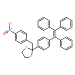 1,3-Dithiolane, 2-[(4-nitrophenyl)methyl]-2-[4-(1,2,2-triphenylethenyl)phenyl]- 