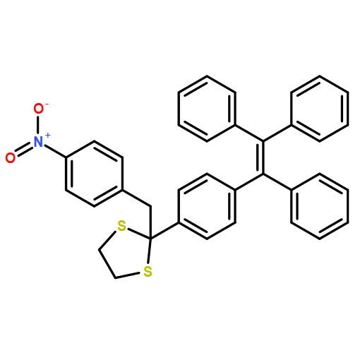 1,3-Dithiolane, 2-[(4-nitrophenyl)methyl]-2-[4-(1,2,2-triphenylethenyl)phenyl]- 