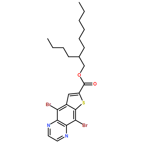 Thieno[2,3-g]quinoxaline-7-carboxylic acid, 5,9-dibromo-, 2-butyloctyl ester 