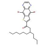 1-Nonanone, 3-butyl-1-(5,9-dibromothieno[2,3-g]quinoxalin-7-yl)- 