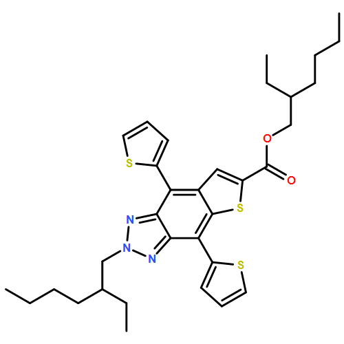 2H-Thieno[2,3-f]benzotriazole-6-carboxylic acid, 2-(2-ethylhexyl)-4,8-di-2-thienyl-, 2-ethylhexyl ester 