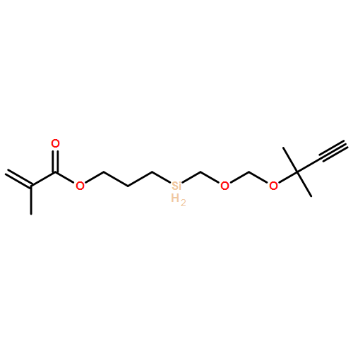 2-Propenoic acid, 2-methyl-, 3-[[(1,1-dimethyl-2-propyn-1-yl)oxy]methoxymethylsilyl]propyl ester 