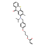 2-Propenoic acid, 3-[4-[[(1-methylethyl)(3-methyl-9-oxo-9H-thioxanthen-2-yl)amino]methyl]phenoxy]propyl ester