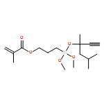 2-Propenoic acid, 2-methyl-, 3-[(1-ethynyl-1,3-dimethylbutoxy)dimethoxysilyl]propyl ester 