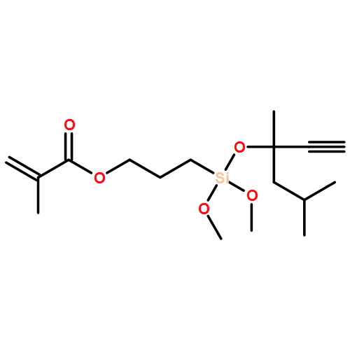2-Propenoic acid, 2-methyl-, 3-[(1-ethynyl-1,3-dimethylbutoxy)dimethoxysilyl]propyl ester 