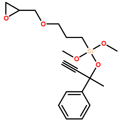 Oxirane, 2-[[3-[dimethoxy[(1-methyl-1-phenyl-2-propyn-1-yl)oxy]silyl]propoxy]methyl]- 