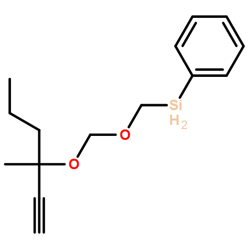 Benzene, [(1-ethynyl-1-methylbutoxy)methoxymethylsilyl]- 