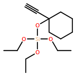 Silicic acid, triethyl 1-ethynylcyclohexyl ester 