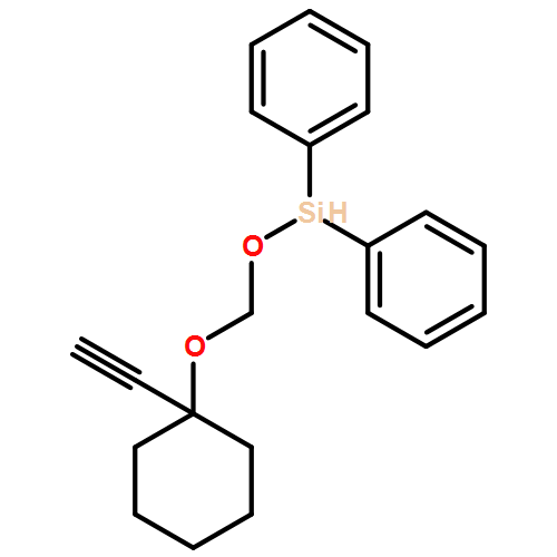 Benzene, 1,1'-[[(1-ethynylcyclohexyl)oxy]methoxysilylene]bis- 