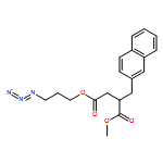 Butanedioic acid, 2-(2-naphthalenylmethyl)-, 4-(3-azidopropyl) 1-methyl ester, (2S)- 