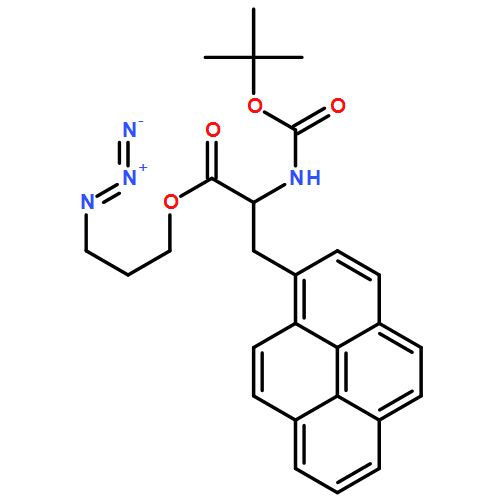 1-Pyrenepropanoic acid, α-[[(1,1-dimethylethoxy)carbonyl]amino]-, 3-azidopropyl ester, (αR)- 