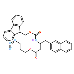 2-Naphthalenebutanoic acid, β-[[(9H-fluoren-9-ylmethoxy)carbonyl]amino]-, 3-azidopropyl ester, (βR)- 