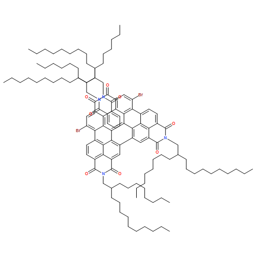 [5,5'-Bianthra[2,1,9-def:6,5,10-d'e'f']diisoquinoline]-1,1',3,3',8,8',10,10'(2H,2'H,9H,9'H)-octone, 12,12'-dibromo-2,2',9,9'-tetrakis(2-octyldodecyl)- 