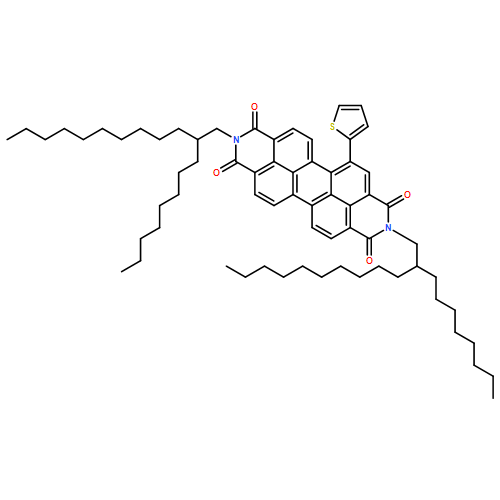 Anthra[2,1,9-def:6,5,10-d'e'f']diisoquinoline-1,3,8,10(2H,9H)-tetrone, 2,9-bis(2-octyldodecyl)-5-(2-thienyl)- 