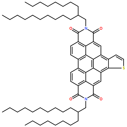 Thieno[2',3':4,5]pyreno[2,1,10-def:7,8,9-d'e'f']diisoquinoline-1,3,9,11(2H,10H)-tetrone, 2,10-bis(2-octyldodecyl)- 