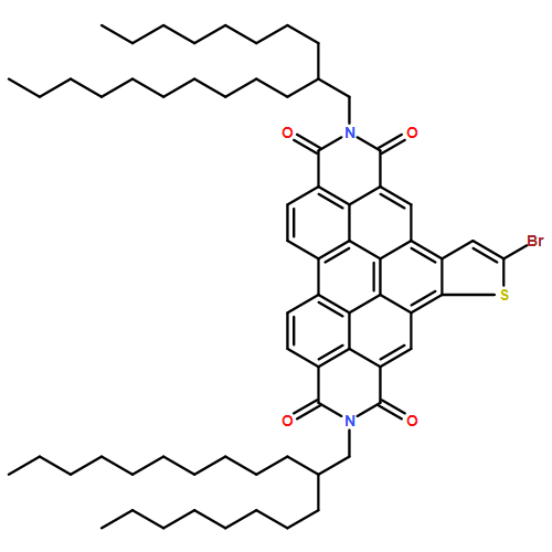 Thieno[2',3':4,5]pyreno[2,1,10-def:7,8,9-d'e'f']diisoquinoline-1,3,9,11(2H,10H)-tetrone, 6-bromo-2,10-bis(2-octyldodecyl)- 