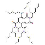 Benzo[lmn][3,8]phenanthroline-1,3,6,8(2H,7H)-tetrone, 4,9-bis[bis[2-(ethylthio)ethyl]amino]-2,7-bis(2-ethylhexyl)- 