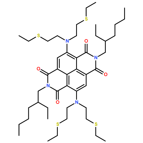 Benzo[lmn][3,8]phenanthroline-1,3,6,8(2H,7H)-tetrone, 4,9-bis[bis[2-(ethylthio)ethyl]amino]-2,7-bis(2-ethylhexyl)- 