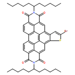 Thieno[2',3':4,5]pyreno[2,1,10-def:7,8,9-d'e'f']diisoquinoline-1,3,9,11(2H,10H)-tetrone, 6-bromo-2,10-bis(1-pentylhexyl)- 