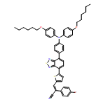 Benzeneacetonitrile, α-[[5-[7-[4-[bis[4-(hexyloxy)phenyl]amino]phenyl]-2,1,3-benzothiadiazol-4-yl]-2-thienyl]methylene]-4-bromo- 