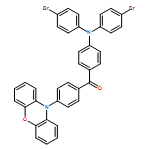 Methanone, [4-[bis(4-bromophenyl)amino]phenyl][4-(10H-phenoxazin-10-yl)phenyl]- 