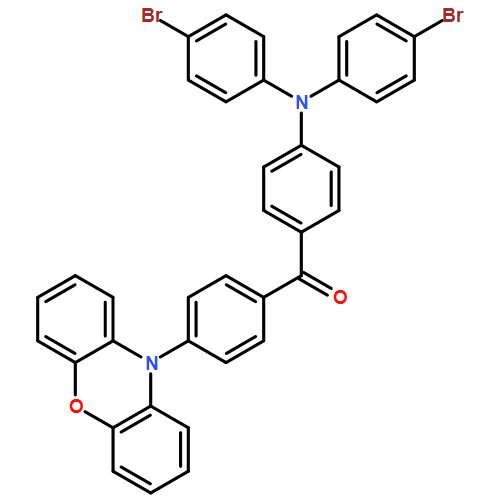 Methanone, [4-[bis(4-bromophenyl)amino]phenyl][4-(10H-phenoxazin-10-yl)phenyl]- 