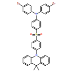 Benzenamine, N,N-bis(4-bromophenyl)-4-[[4-(9,9-dimethyl-10(9H)-acridinyl)phenyl]sulfonyl]- 