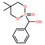 1,3,2-Dioxaphosphorinane-2-methanol, 5,5-dimethyl-α-phenyl-, 2-oxide 