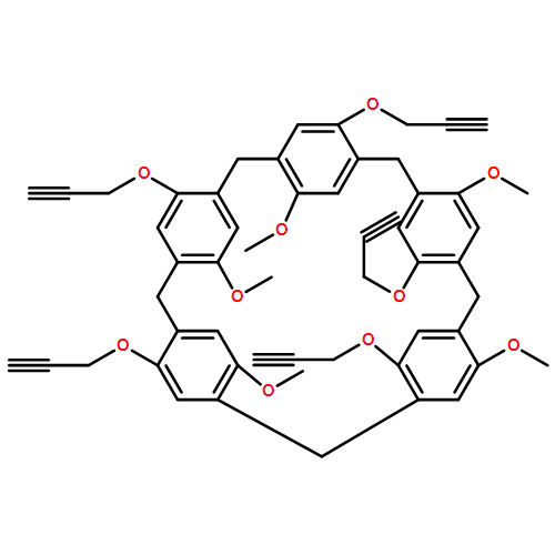 Hexacyclo[21.2.2.23,6.28,11.213,16.218,21]pentatriaconta-3,5,8,10,13,15,18,20,23,25,26,28,30,32,34-pentadecaene, 4,9,14,19,24-pentamethoxy-5,10,15,20,26-pentakis(2-propyn-1-yloxy)- 