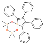 6,8,10-Trioxa-5,7,9-trisilaspiro[4.5]deca-1,3-diene, 7,7,9,9-tetramethyl-1,2,3,4-tetraphenyl- 