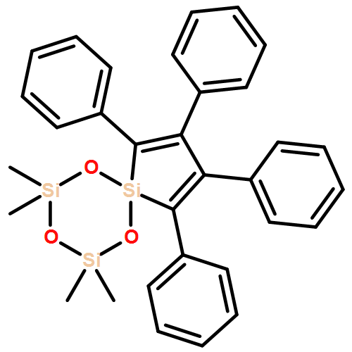 6,8,10-Trioxa-5,7,9-trisilaspiro[4.5]deca-1,3-diene, 7,7,9,9-tetramethyl-1,2,3,4-tetraphenyl- 