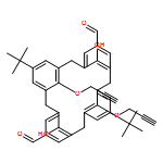 Pentacyclo[19.3.1.13,7.19,13.115,19]octacosa-1(25),3,5,7(28),9,11,13(27),15,17,19(26),21,23-dodecaene-5,17-dicarboxaldehyde, 11,23-bis(1,1-dimethylethyl)-26,28-dihydroxy-25,27-bis(2-propyn-1-yloxy)- 