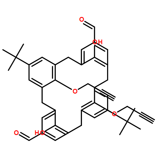 Pentacyclo[19.3.1.13,7.19,13.115,19]octacosa-1(25),3,5,7(28),9,11,13(27),15,17,19(26),21,23-dodecaene-5,17-dicarboxaldehyde, 11,23-bis(1,1-dimethylethyl)-26,28-dihydroxy-25,27-bis(2-propyn-1-yloxy)- 