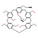 Hexacyclo[21.2.2.23,6.28,11.213,16.218,21]pentatriaconta-3,5,8,10,13,15,18,20,23,25,26,28,30,32,34-pentadecaene, 14,15-bis(2-propyn-1-yloxy)-4,5,9,10,19,20,24,26-octamethoxy- 