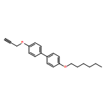 1,1'-Biphenyl, 4-(hexyloxy)-4'-(2-propyn-1-yloxy)- 