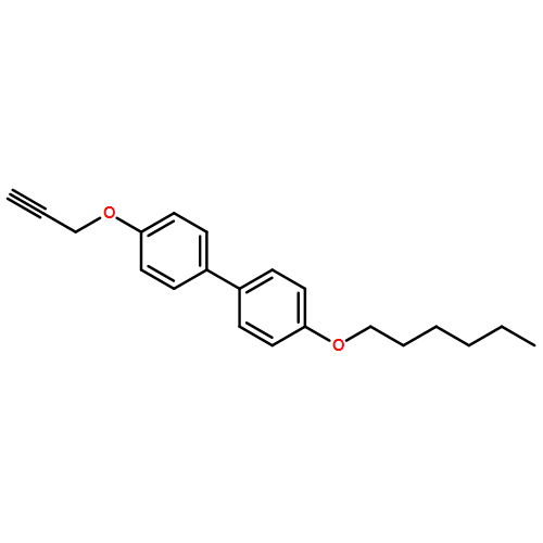 1,1'-Biphenyl, 4-(hexyloxy)-4'-(2-propyn-1-yloxy)- 