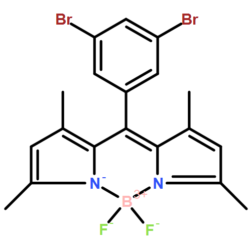 Boron, [2-[(3,5-dibromophenyl)(3,5-dimethyl-2H-pyrrol-2-ylidene-κN)methyl]-3,5-dimethyl-1H-pyrrolato-κN]difluoro-, (T-4)- 