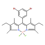 Boron, [2-[(3,5-dibromophenyl)(4-ethyl-3,5-dimethyl-2H-pyrrol-2-ylidene-κN)methyl]-4-ethyl-3,5-dimethyl-1H-pyrrolato-κN]difluoro-, (T-4)- 