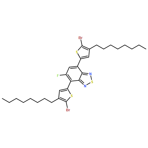 2,1,3-Benzothiadiazole, 4,7-bis(5-bromo-4-octyl-2-thienyl)-5-fluoro- 