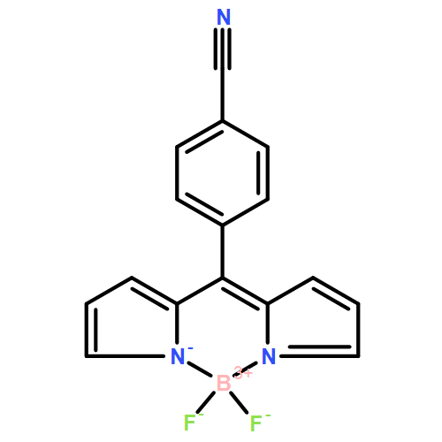 Boron, difluoro[4-[(1H-pyrrol-2-yl-κN)(2H-pyrrol-2-ylidene-κN)methyl]benzonitrilato]-, (T-4)- 