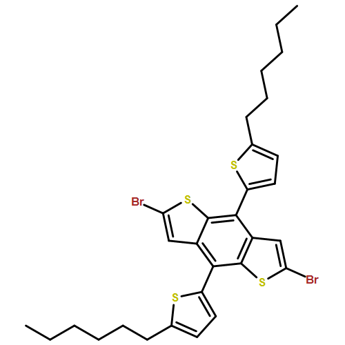 Benzo[1,2-b:4,5-b']dithiophene, 2,6-dibromo-4,8-bis(5-hexyl-2-thienyl)- 