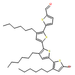 [2,2':5',2'':5'',2'''-Quaterthiophene]-5-carboxaldehyde, 5'''-bromo-3',3'',3'''-trihexyl- 