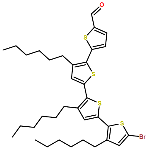 [2,2':5',2'':5'',2'''-Quaterthiophene]-5-carboxaldehyde, 5'''-bromo-3',3'',3'''-trihexyl- 