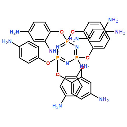 1,3-Benzenediamine, 4,4',4''-[[2,4,6-tris(4-aminophenoxy)-2λ5,4λ5,6λ5-1,3,5,2,4,6-triazatriphosphorine-2,4,6-triyl]tris(oxy)]tris- 